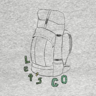 Let's Go Backpack T-Shirt